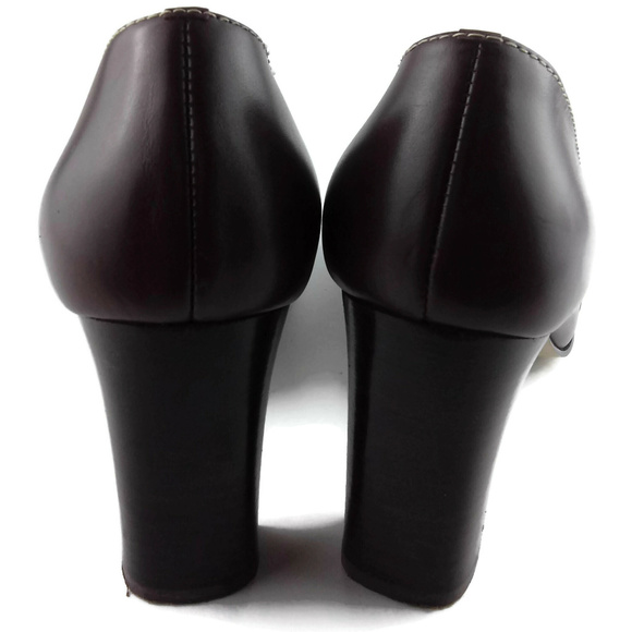 ANNE KLEIN Buckle Detail Square Toe Heeled Loafer - Picture 6 of 7